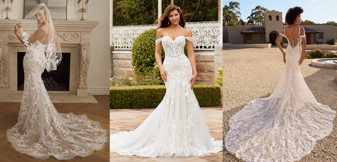 Fit-and-Flare Wedding Gowns: The Perfect Balance of Glamour and Elegance