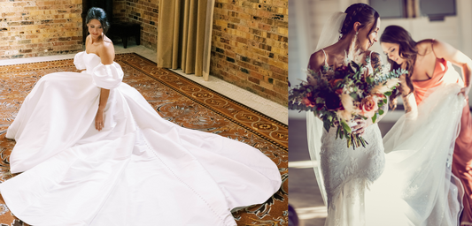 A Guide to Wedding Dress Trains: Finding the Perfect Finish